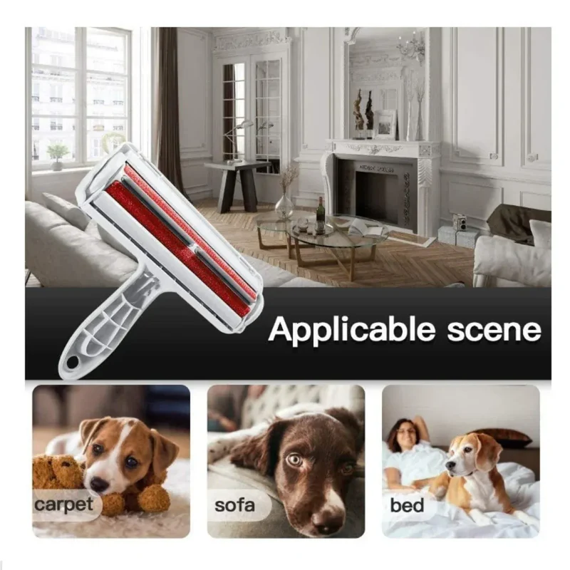 Brosse Anti-Poils Réutilisable Chien Maison