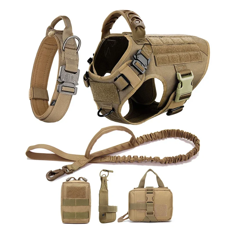 Harnais Tactique Gros Chien Set Complet