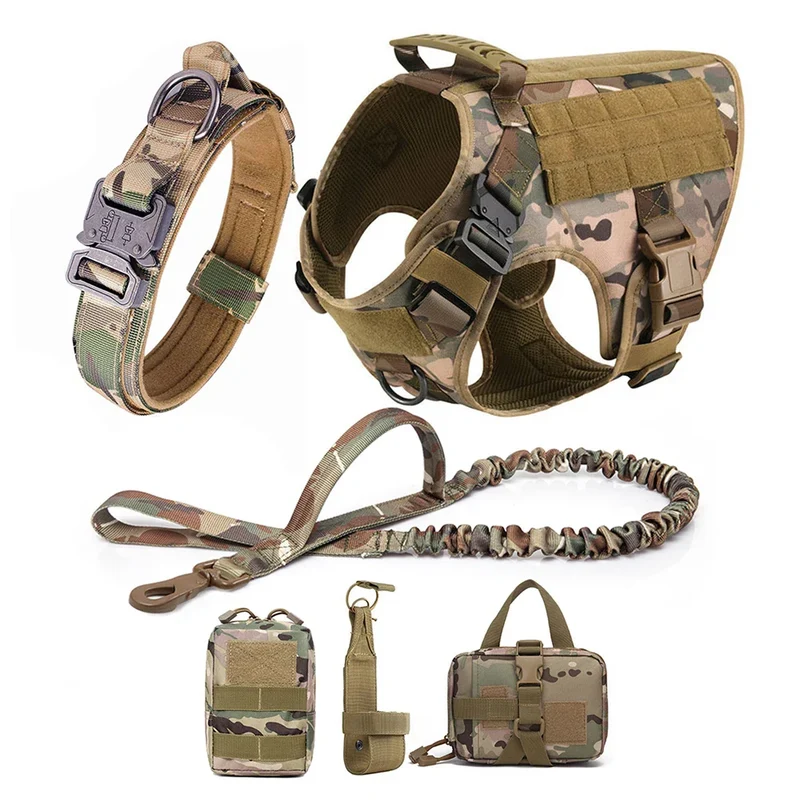 Harnais Tactique Gros Chien Set Complet