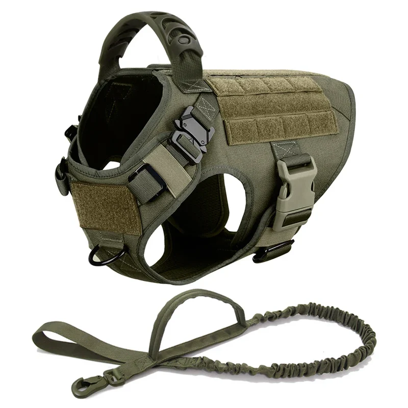 Harnais Tactique Gros Chien Set Complet