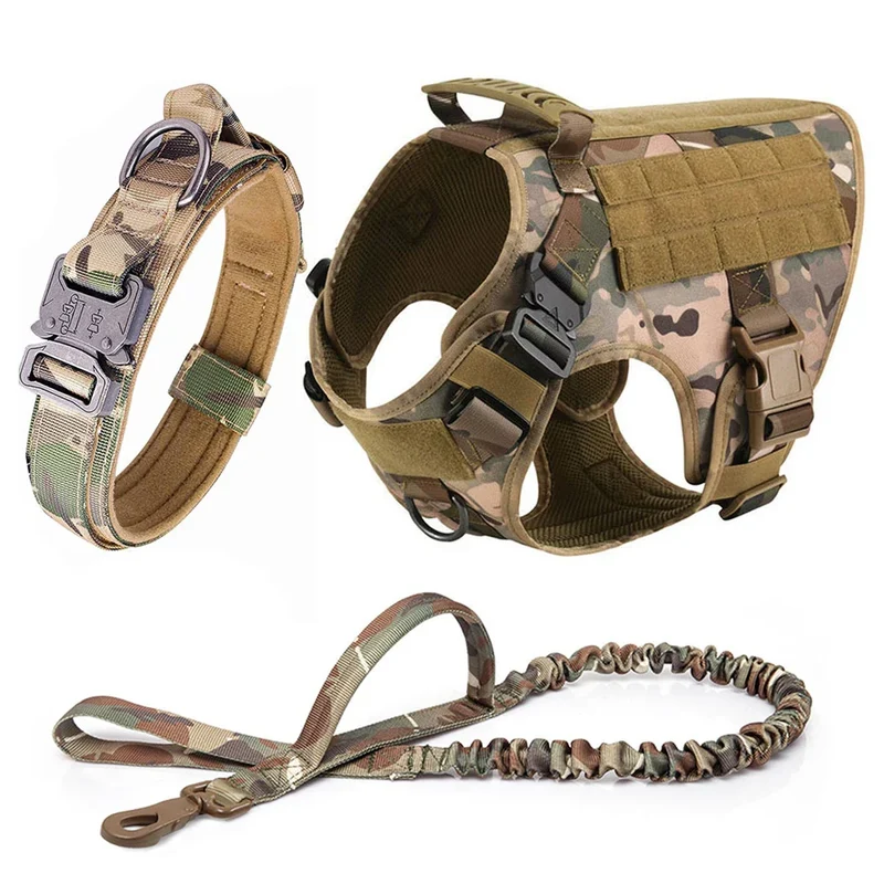 Harnais Tactique Gros Chien Set Complet