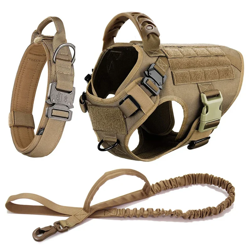 Harnais Tactique Gros Chien Set Complet
