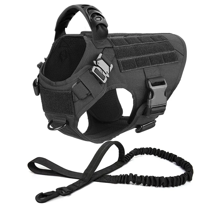 Harnais Tactique Gros Chien Set Complet