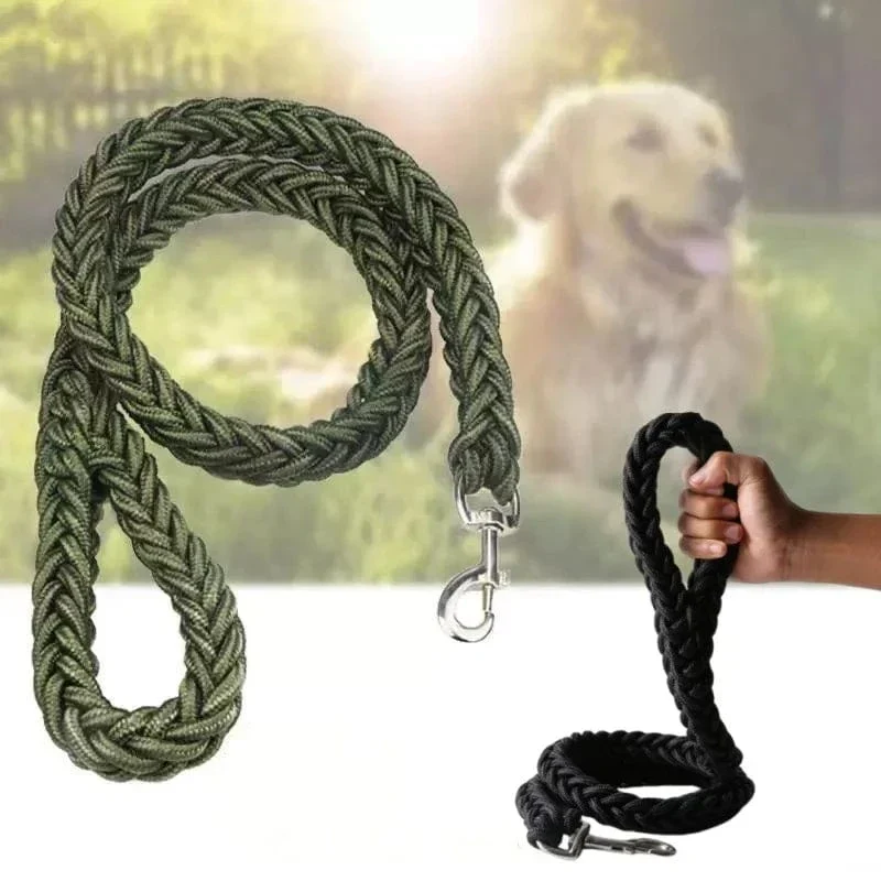 Laisse Corde Nylon Résistante Gros Chien