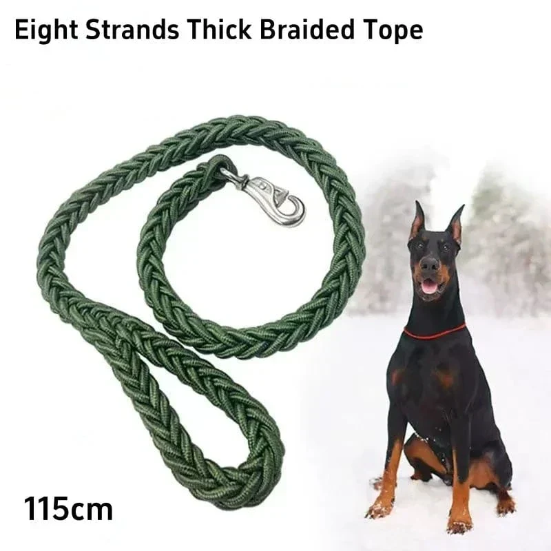 Laisse Corde Nylon Résistante Gros Chien