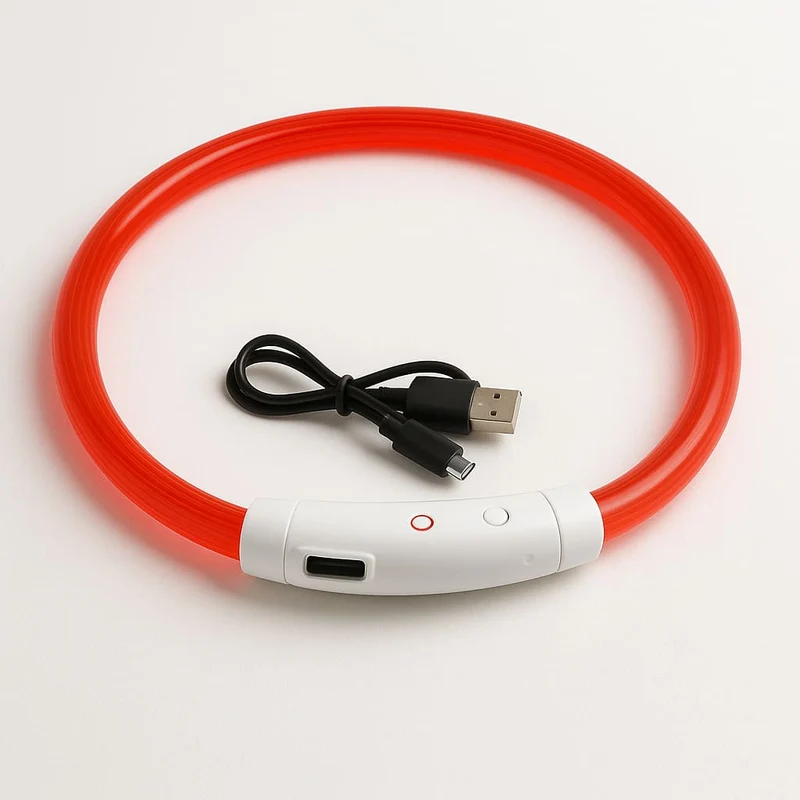 Collier Lumineux LED Rechargeable Gros Chien