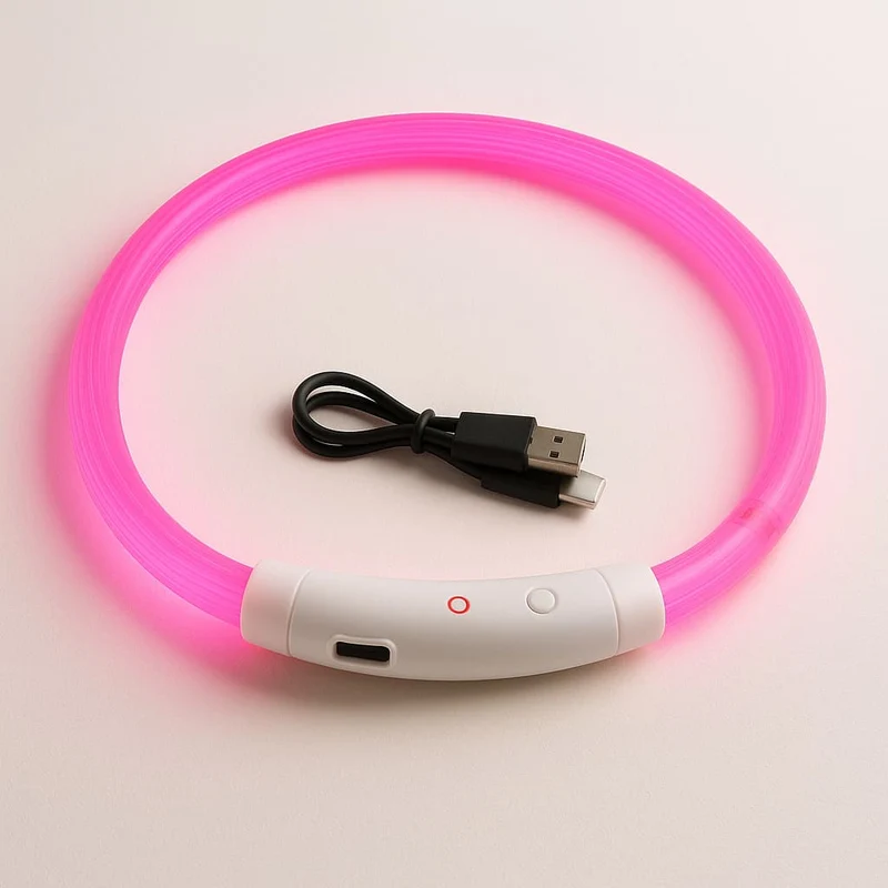 Collier Lumineux LED Rechargeable Gros Chien
