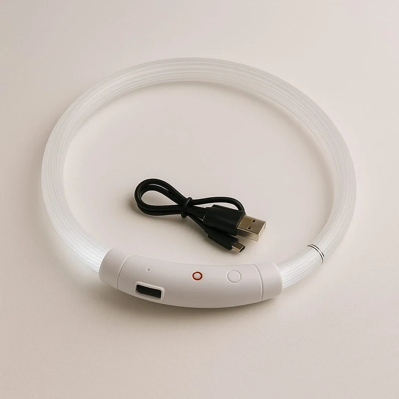 Collier Lumineux LED Rechargeable Gros Chien