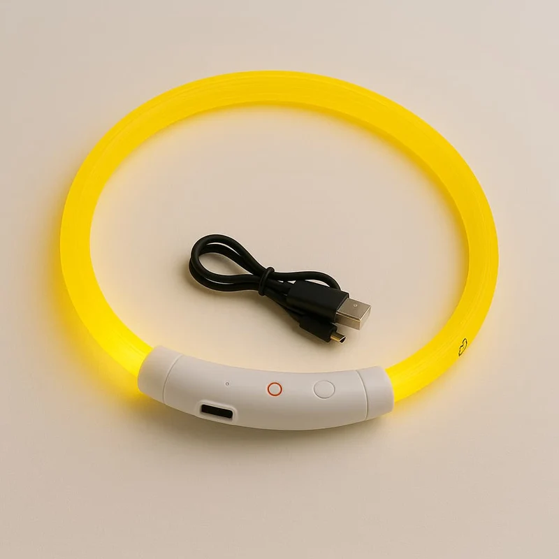 Collier Lumineux LED Rechargeable Gros Chien