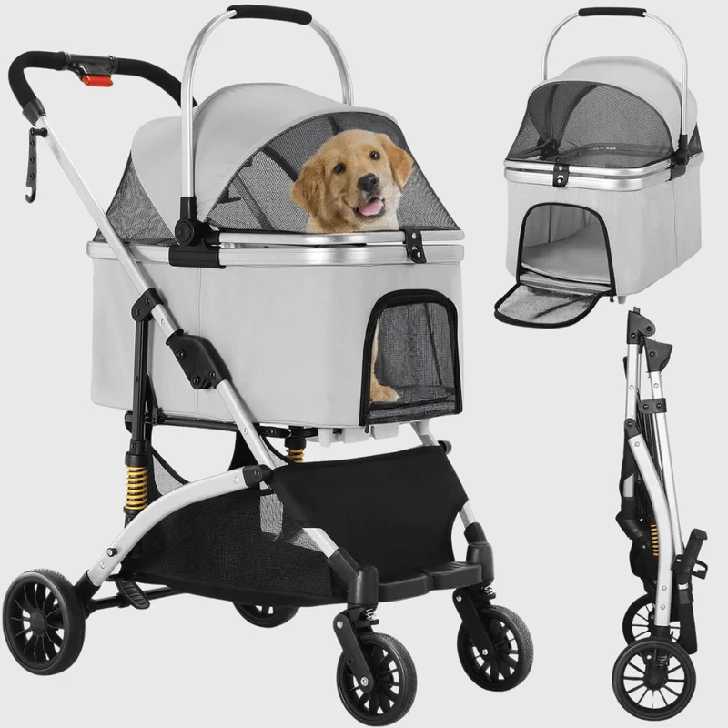 Poussette Gros Chien Tout Terrain Pliable
