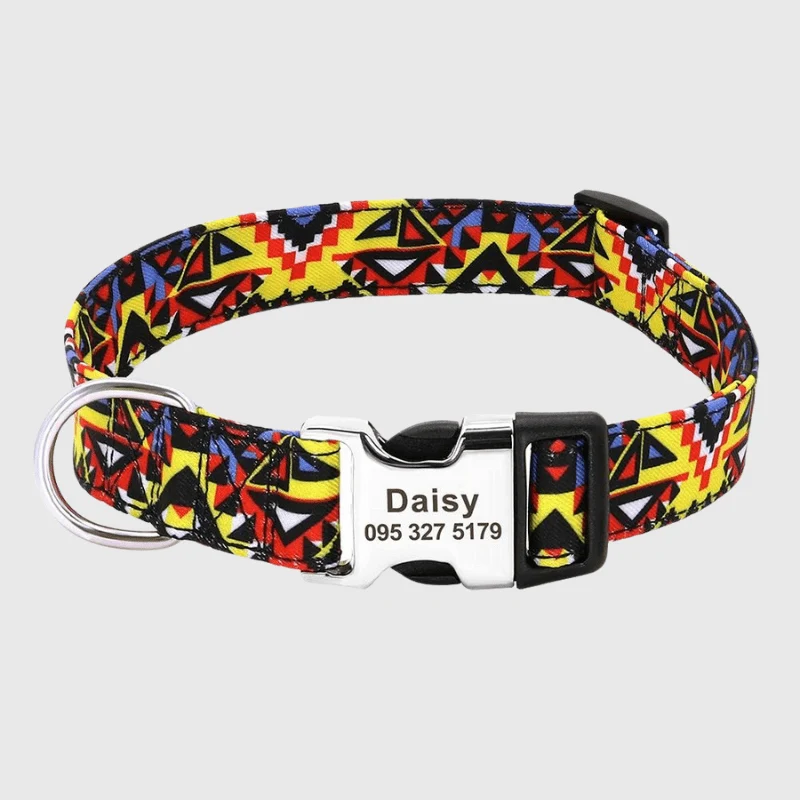 Collier Personnalisé Prénom Téléphone Chien