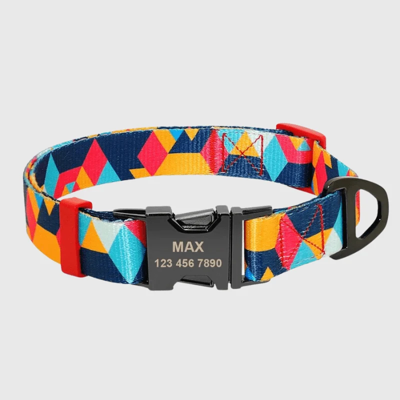 Collier Personnalisé Prénom Téléphone Chien