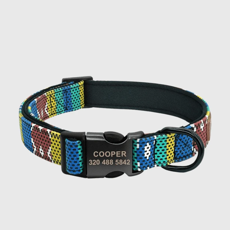 Collier Personnalisé Prénom Téléphone Chien
