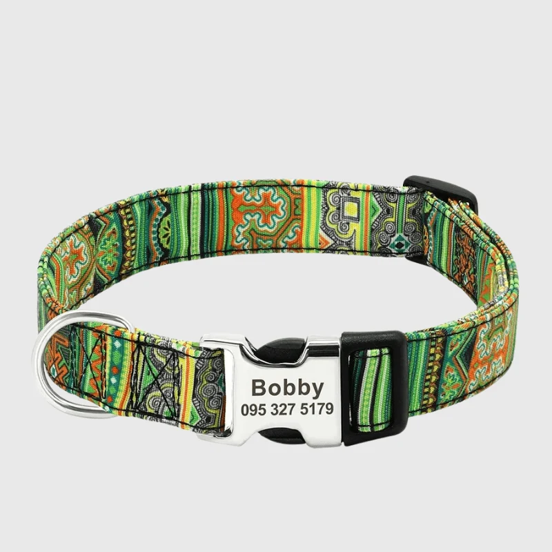 Collier Personnalisé Prénom Téléphone Chien