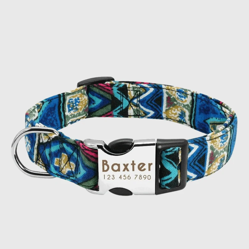 Collier Personnalisé Prénom Téléphone Chien
