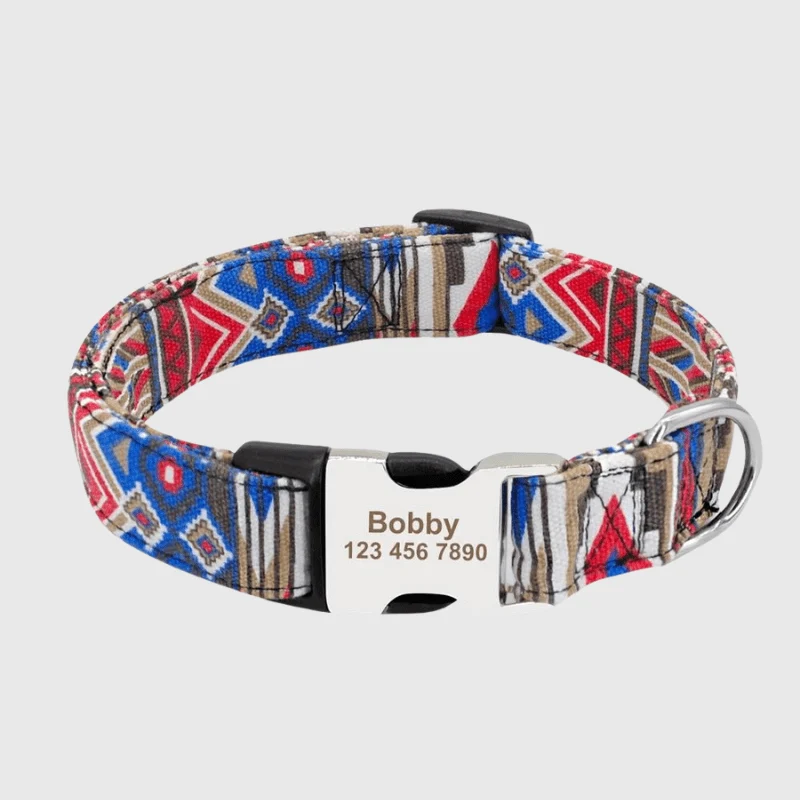 Collier Personnalisé Prénom Téléphone Chien