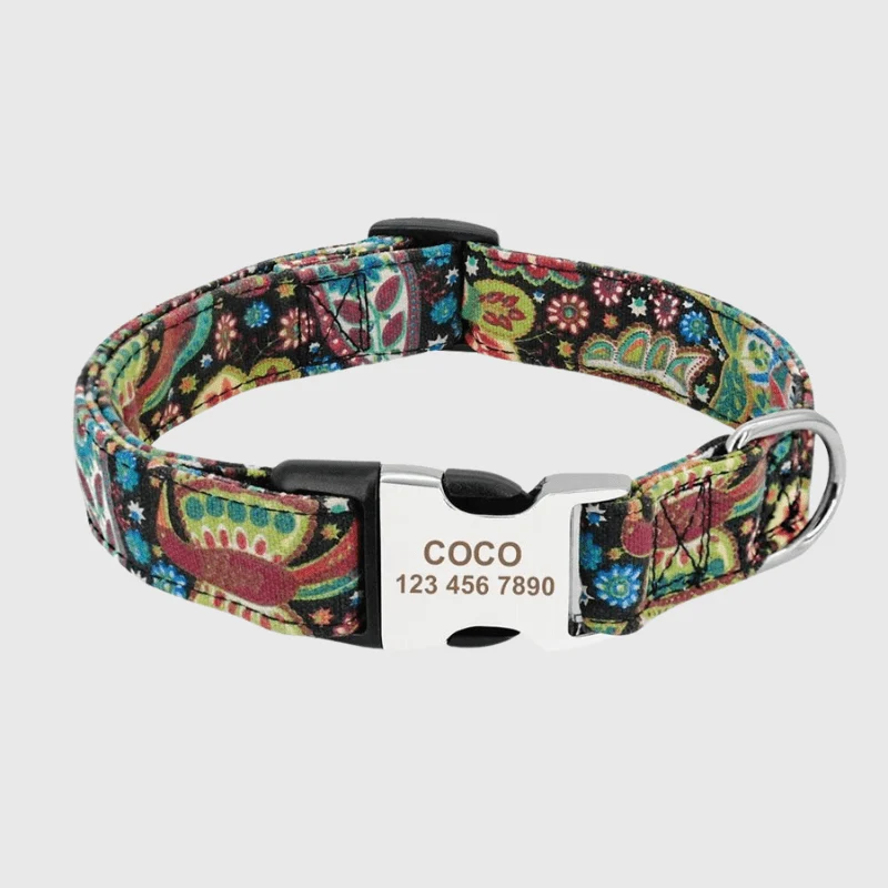 Collier Personnalisé Prénom Téléphone Chien