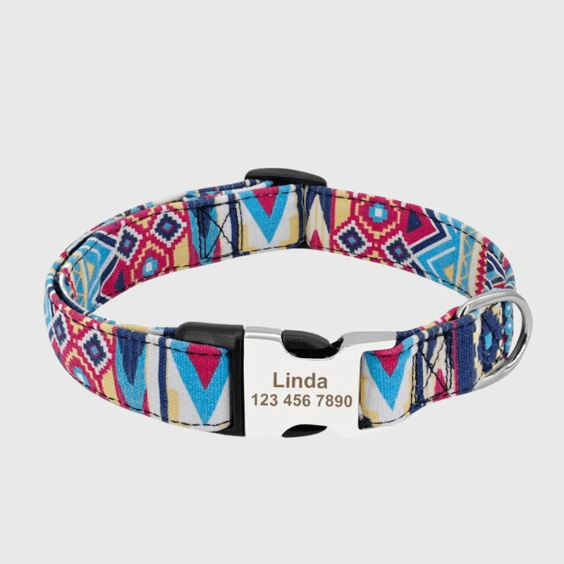 Collier Personnalisé Prénom Téléphone Chien