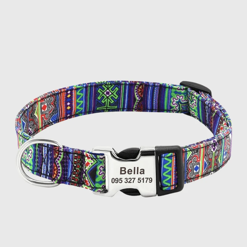 Collier Personnalisé Prénom Téléphone Chien