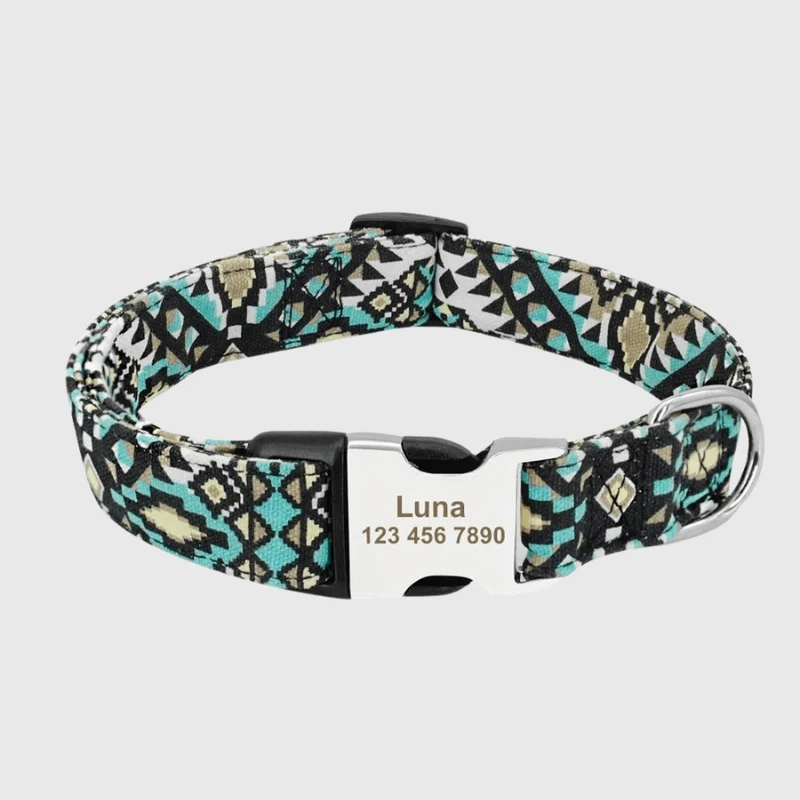 Collier Personnalisé Prénom Téléphone Chien
