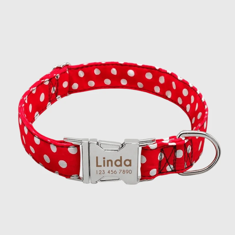 Collier Personnalisé Prénom Téléphone Chien