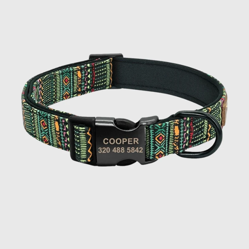 Collier Personnalisé Prénom Téléphone Chien