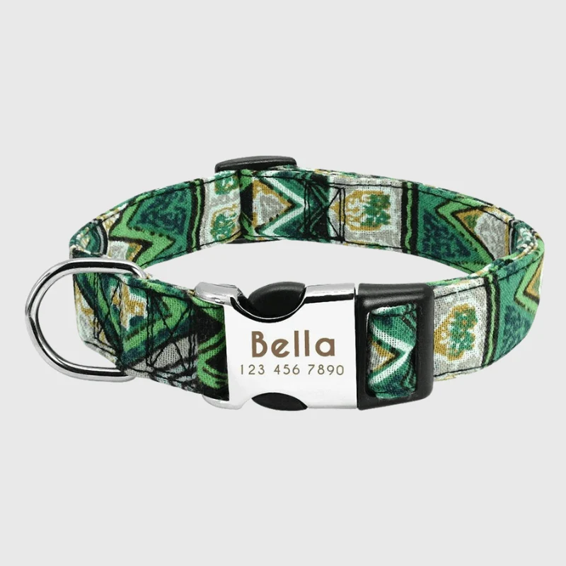 Collier Personnalisé Prénom Téléphone Chien
