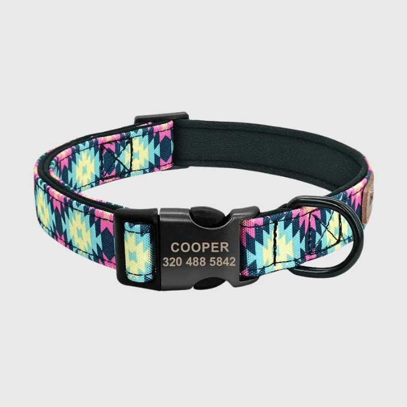 Collier Personnalisé Prénom Téléphone Chien