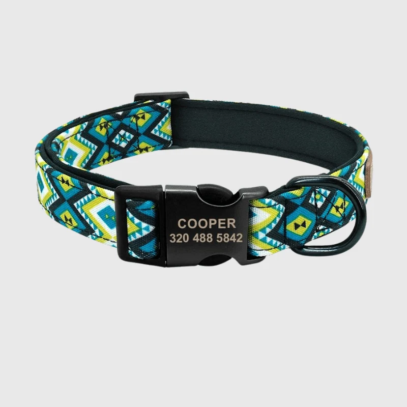 Collier Personnalisé Prénom Téléphone Chien