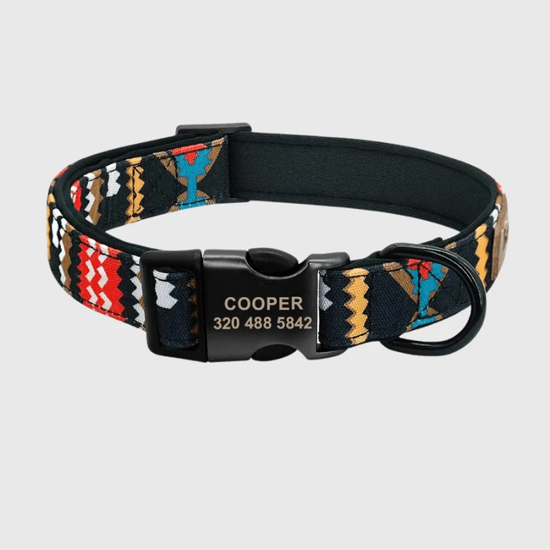 Collier Personnalisé Prénom Téléphone Chien