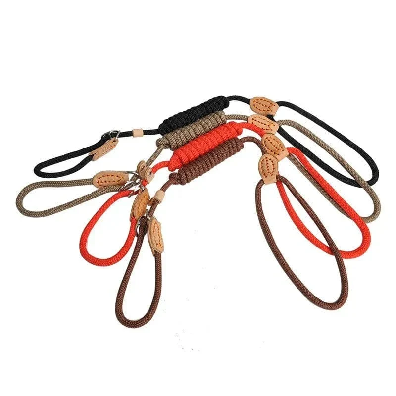 Laisse Nylon Antidérapante Gros Chien Puissant
