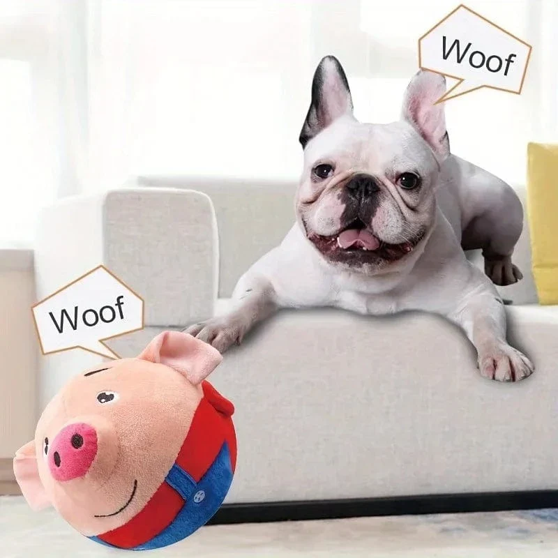 Jouet Interactif Rebondissant Couineur Chien