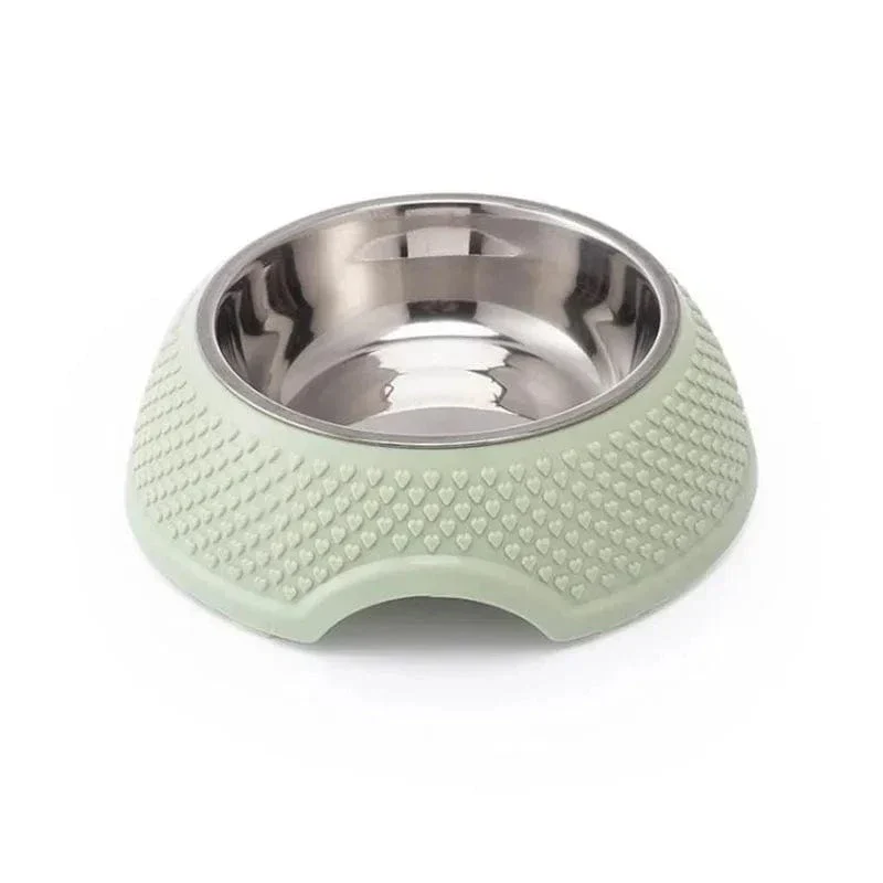 Gamelle Double Antidérapante Acier Inox Chien