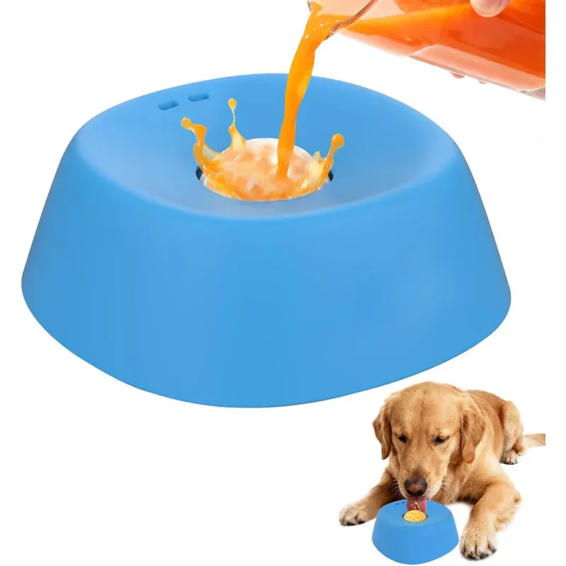 Gamelle Léchage Anti-Glouton Inox Gros Chien