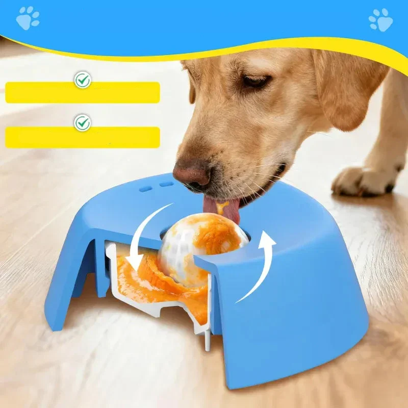 Gamelle Léchage Anti-Glouton Inox Gros Chien
