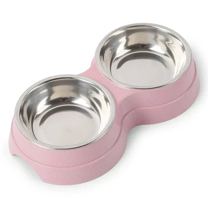 Gamelle Double Inox 24cm pour Grand Chien