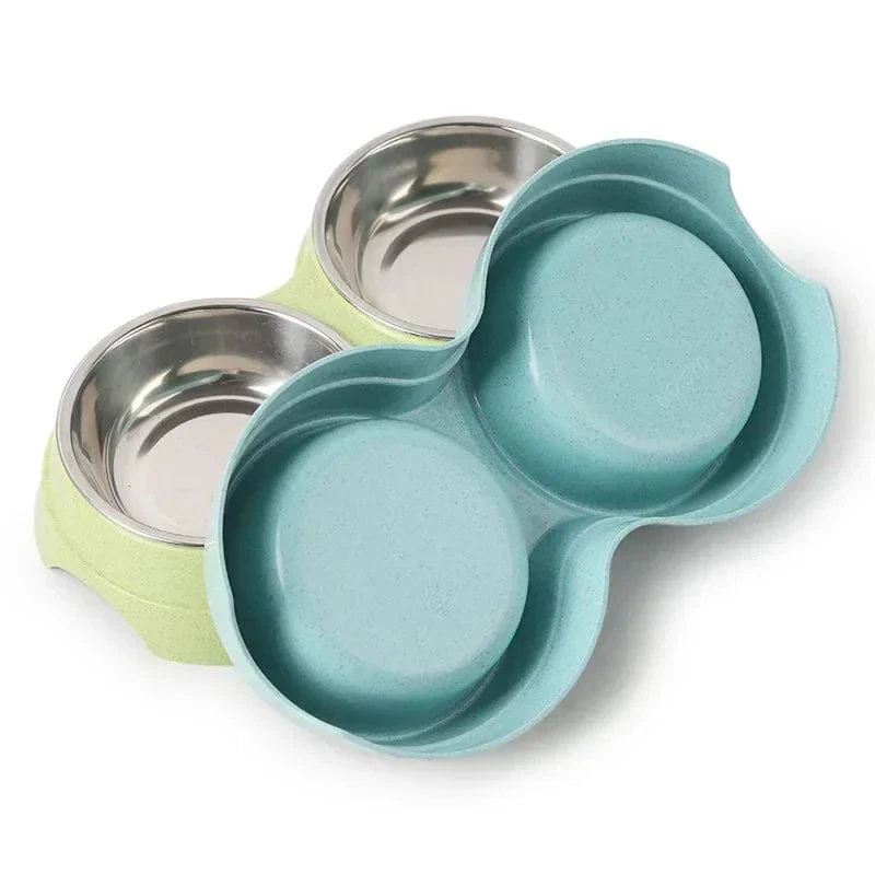 Gamelle Double Inox 24cm pour Grand Chien