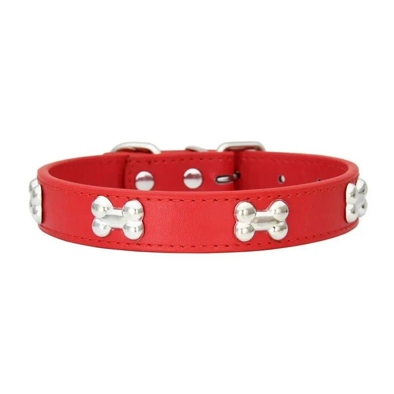 Collier Cuir Réglable 16 Coloris Chien