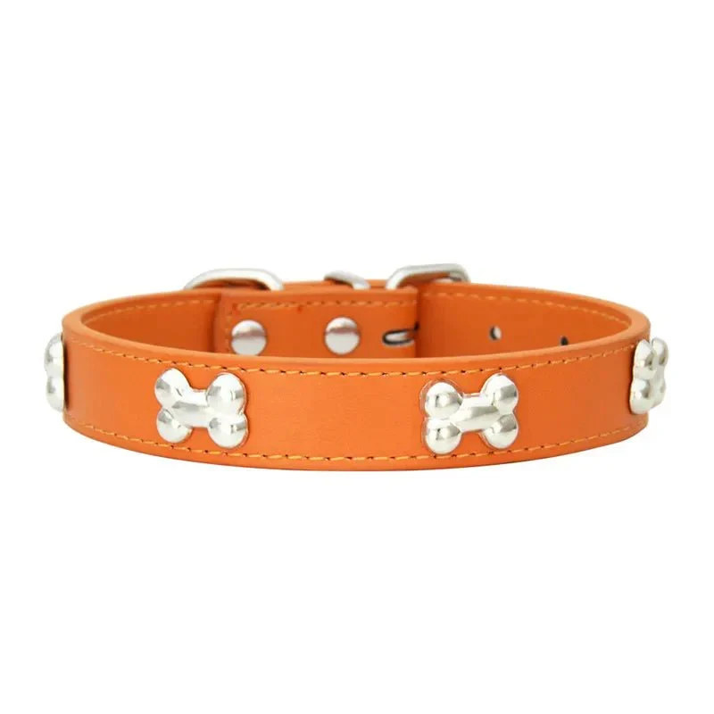 Collier Cuir Réglable 16 Coloris Chien