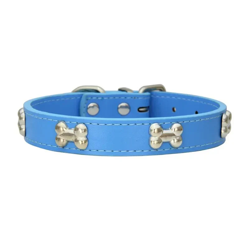 Collier Cuir Réglable 16 Coloris Chien
