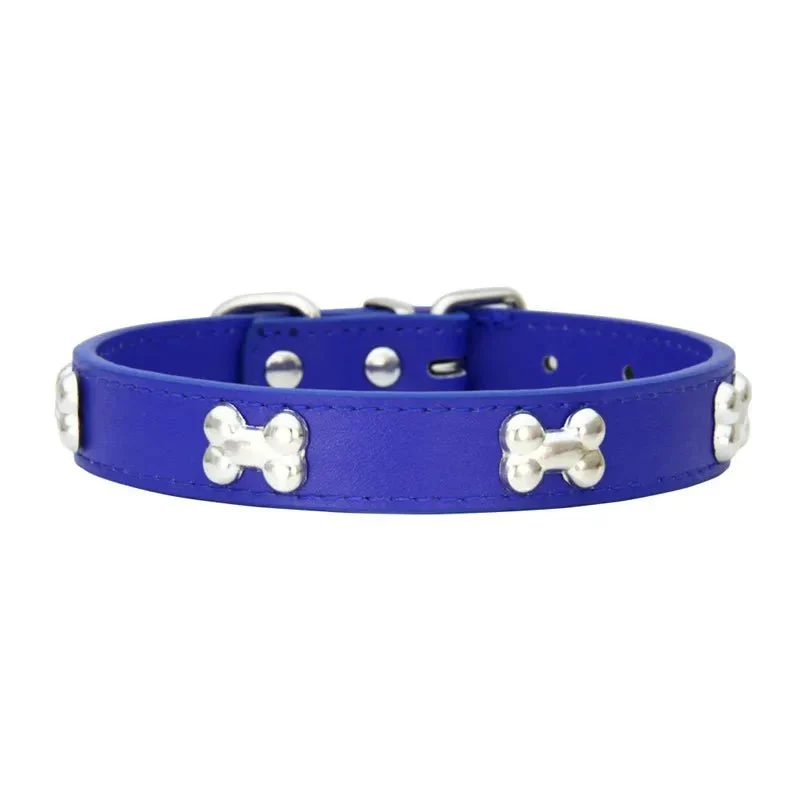 Collier Cuir Réglable 16 Coloris Chien