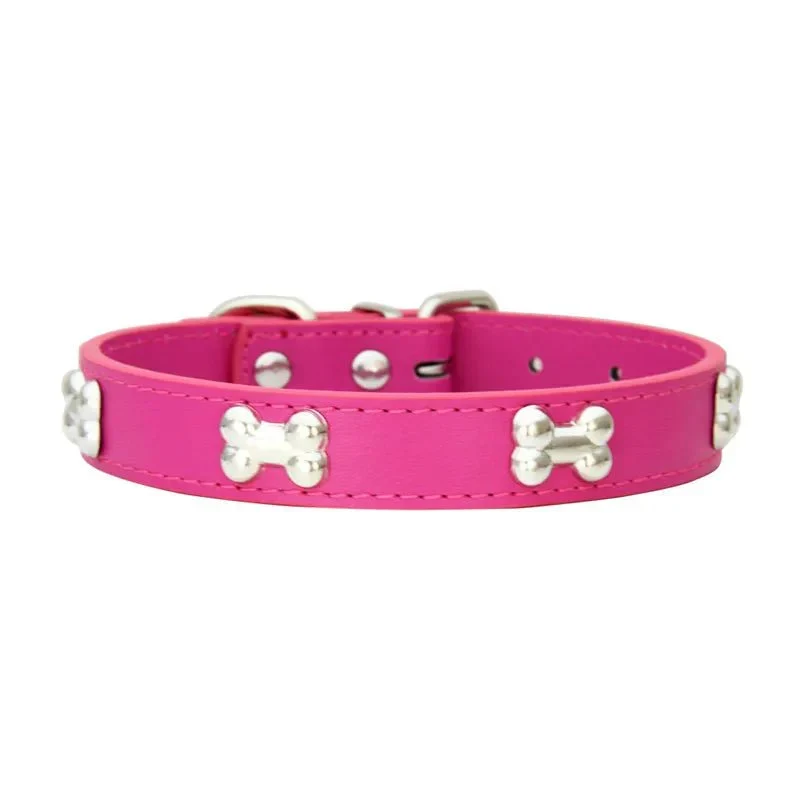 Collier Cuir Réglable 16 Coloris Chien