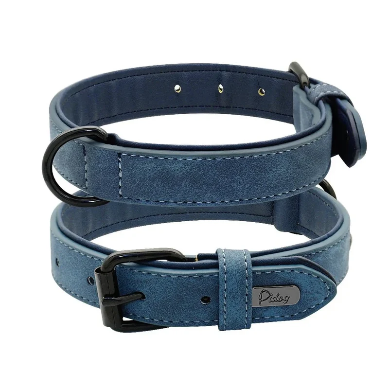 Collier Style Cuir Robuste Gros Chien