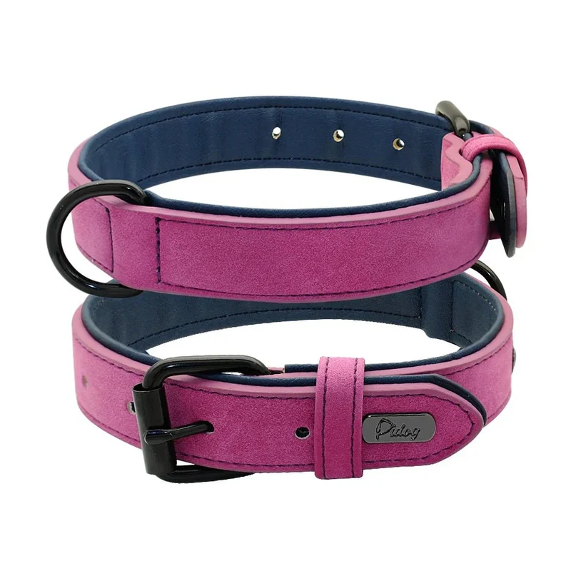 Collier Style Cuir Robuste Gros Chien