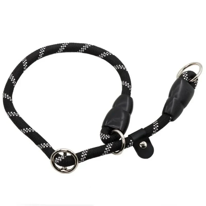 Collier Lasso Nylon Réglable Gros Chien