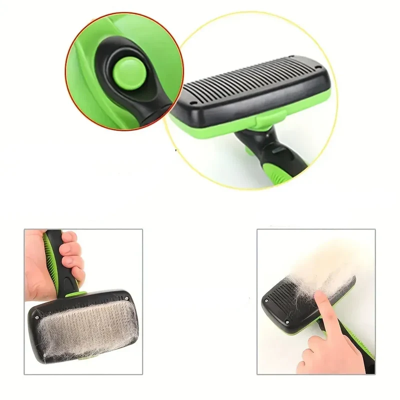 Brosse Autonettoyante Poils Gros Chien Toilettage
