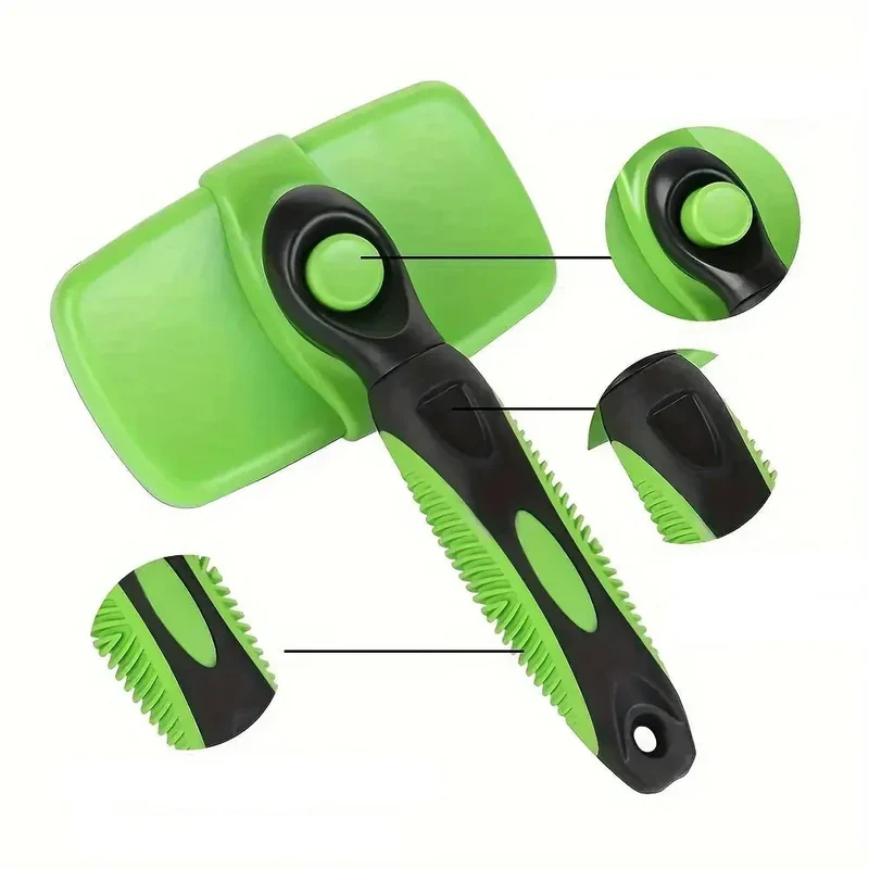 Brosse Autonettoyante Poils Gros Chien Toilettage