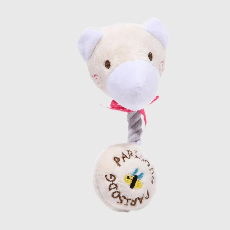 Peluche Souris Résistante Chien 15cm