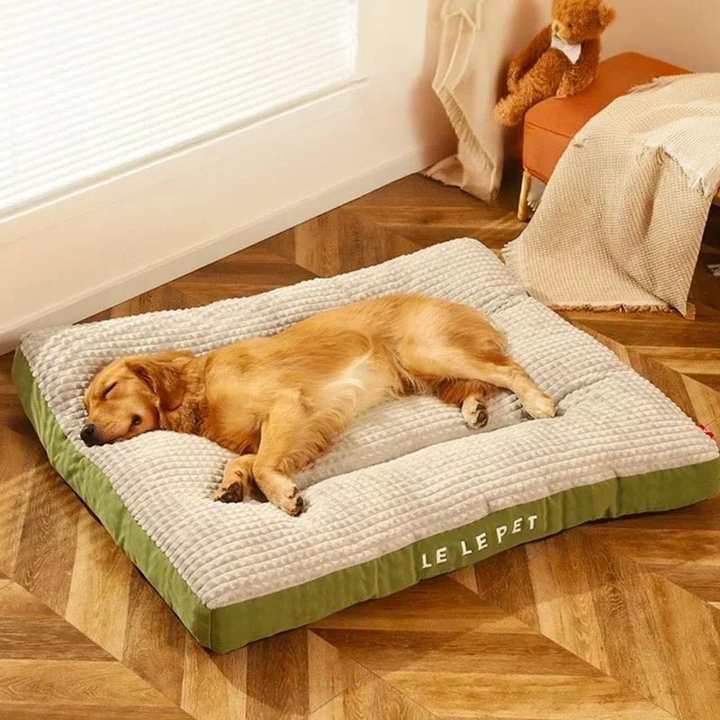 Tapis Lit Lavable Gros Chien XXL Antidérapant