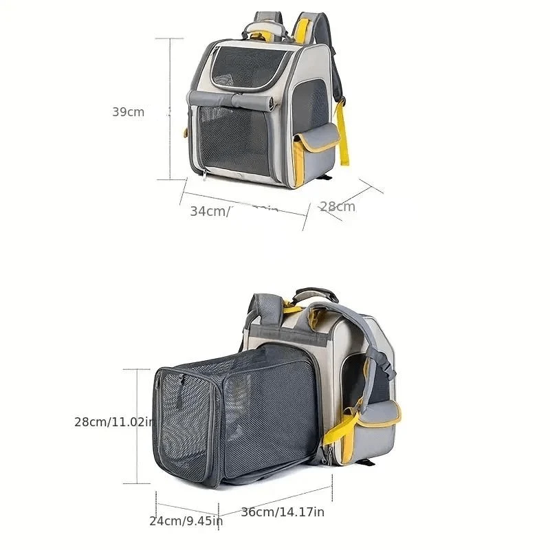 Sac Dos Transport Chien Dépliable Respirant